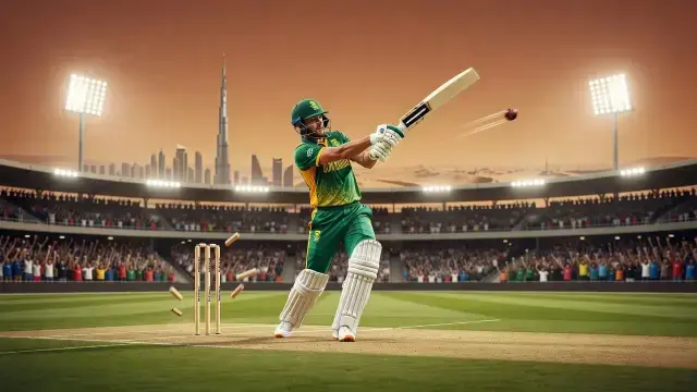 De Villiers Rediscovers Devastating Form in WCL Dubai